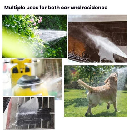 High-pressure Car Wash Sprinkler Household Spray Nozzle Rinse Watering Car Cleaning Tools, No Fittings, With Connectors+10m Spring Tube, With Connectors+20m Spring Tube, With Connectors+30m Spring Tube, With Connectors+10m Spring Tube+Foam Jug