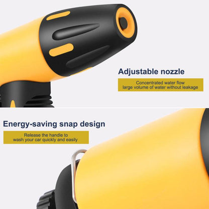 High-pressure Car Wash Sprinkler Household Spray Nozzle Rinse Watering Car Cleaning Tools, No Fittings, With Connectors+10m Spring Tube, With Connectors+20m Spring Tube, With Connectors+30m Spring Tube, With Connectors+10m Spring Tube+Foam Jug