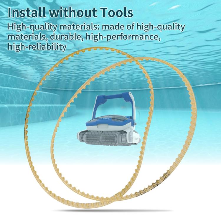 For Aquabot 3302 A3302PK 2pcs Drive Belt Replacement Parts, 3302 A3302PK