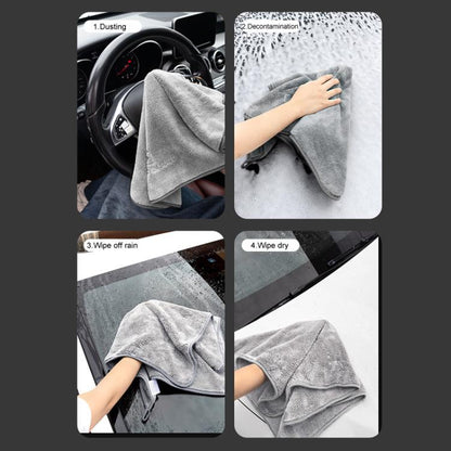 SUITU ST-9009 Double-Sided Fleece Thickened Water Absorbent Quick Drying Car Wash Towel, 30 x 30cm, 30 x 60cm, 50 x 50cm, 60 x 160cm, 60 x 180cm