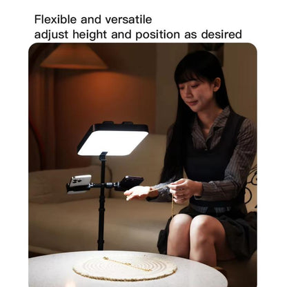 1.7m 14-Inch Suitcase Integrated Design Fill Light Foldable 3500-6000K Full-Screen Live Photography  Video Light, YY-3
