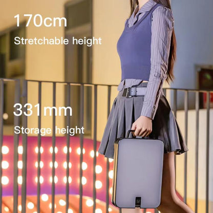 1.7m 14-Inch Suitcase Integrated Design Fill Light Foldable 3500-6000K Full-Screen Live Photography  Video Light, YY-3
