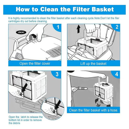9991460-R1 Ultrafine Filter Basket For Dolphin Robot Cleaner S50 Active 10 Echo