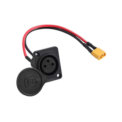 For INOKIM OXO OX Electrical Scooter Power Port XLR Cannon 3-Pin Charging Socket, X1673