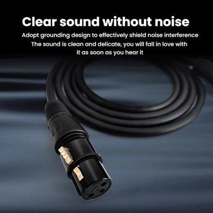 VEGGIEG Male to Female Microphone Stereo Microphone Cable Amplifier XLR Balanced Copper Cannon Audio Cable, 0.3m, 0.5m, 1m, 1.5m, 2m, 3m, 5m, 8m, 10m, 15m, 20m