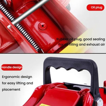 Horizontal Manual Hydraulic Car Jack For Tire Change Lifting Tool