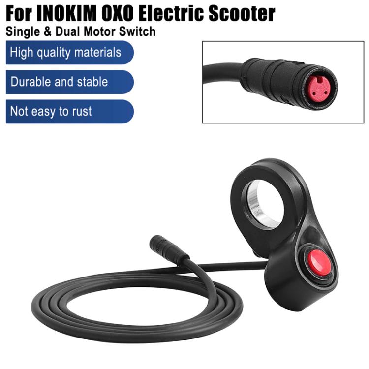 For INOKIM OXO Electrical Scooter Single / Dual Motor Switch Button Turbo / Eco Mode Switch Actuation, X1657