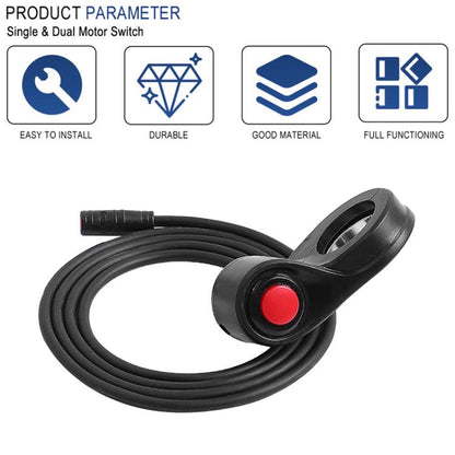 For INOKIM OXO Electrical Scooter Single / Dual Motor Switch Button Turbo / Eco Mode Switch Actuation, X1657