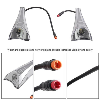 X1669 For INOKIM OXO OX Electrical Scooter Front Light High Brightness LED Decorative Light Accessories, Left, Right