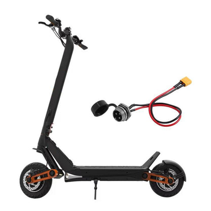 For INOKIM OXO OX Electrical Scooter Power Port Components GX16 3-Pin Aviation Header Charging Socket, X1671