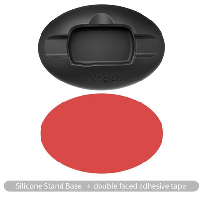 For Insta360 X5 / X4 aMagisn Silicone Base Desktop Stand Car Dashboard Holder