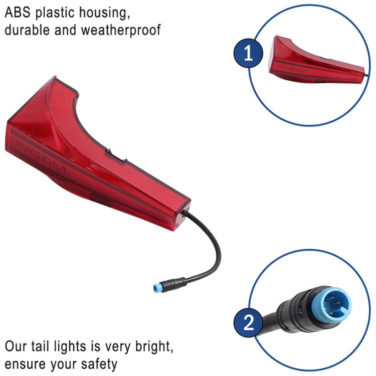 For INOKIM OXO OX Electrical Scooter LED Tail Decorative Light Safety Warning Lamp Replacement Parts, X1666