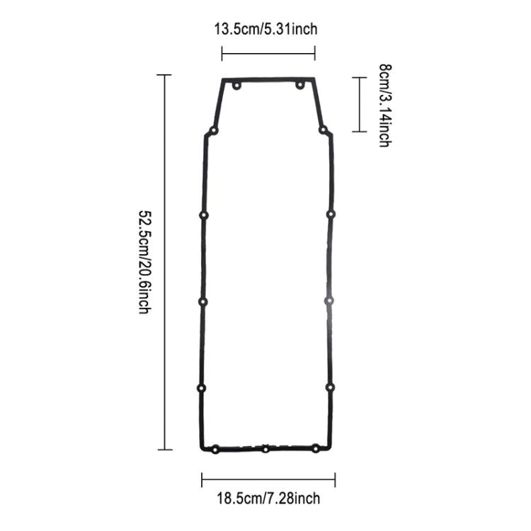 For INOKIM OXO OX Electrical Scooter Waterproof Sealing Ring For Sealing The Seam Between Floorboard And Cover, X1667
