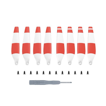 For DJI Mini 3 Drone 8pcs /Set 6030F Propeller Blades Low Noise Wings With Screwdrivers, Orange Tip, Silver Tip, Red, Blue, Yellow, Tricolor