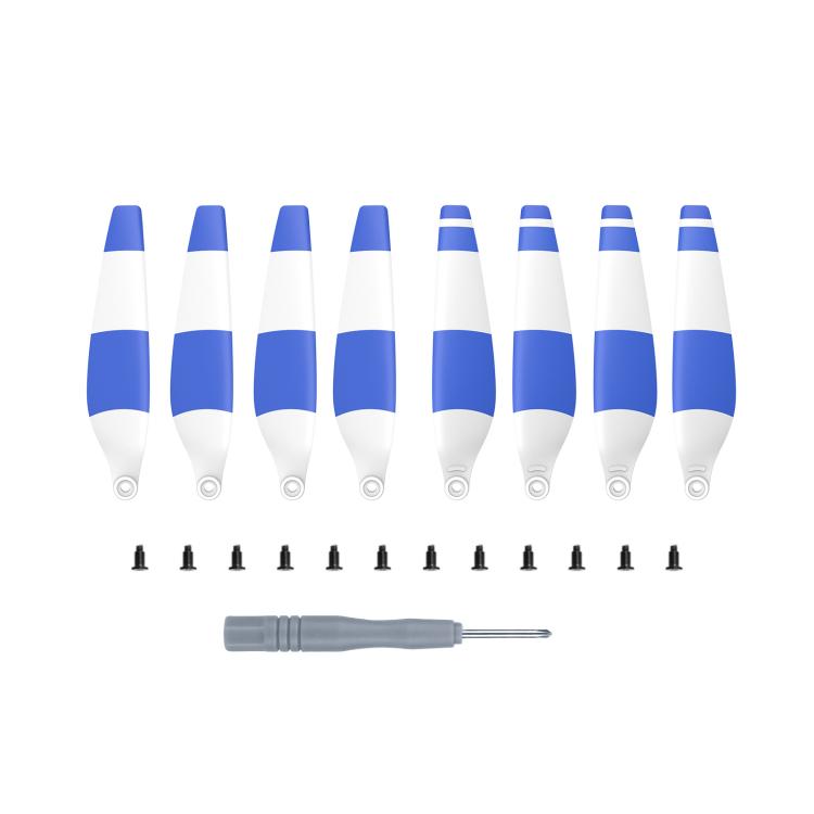 For DJI Mini 3 Drone 8pcs /Set 6030F Propeller Blades Low Noise Wings With Screwdrivers, Orange Tip, Silver Tip, Red, Blue, Yellow, Tricolor