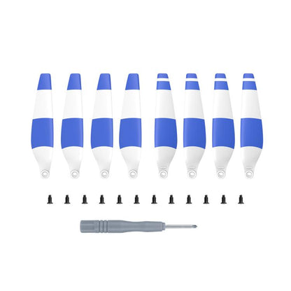 For DJI Mini 3 Drone 8pcs /Set 6030F Propeller Blades Low Noise Wings With Screwdrivers, Orange Tip, Silver Tip, Red, Blue, Yellow, Tricolor