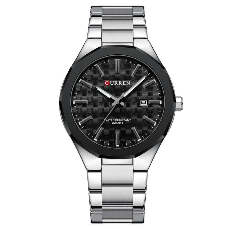 Curren Business Steel Band Calendar Men Quartz Watch