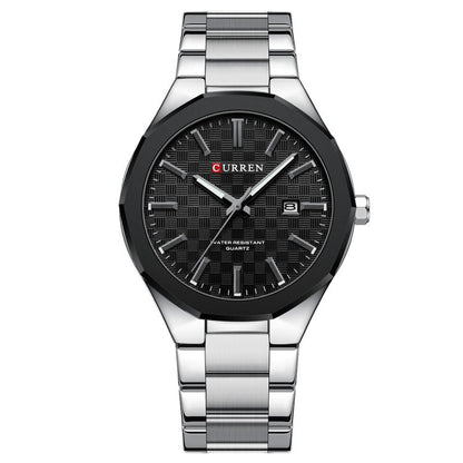 Curren Business Steel Band Calendar Men Quartz Watch