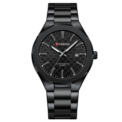 Curren Business Steel Band Calendar Men Quartz Watch