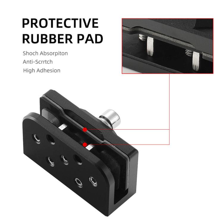 For Trucks SUVs Car Adjustable Aluminum Pillar Cover LED Work Light Pod Mounting Bracket Kit, 1pair
