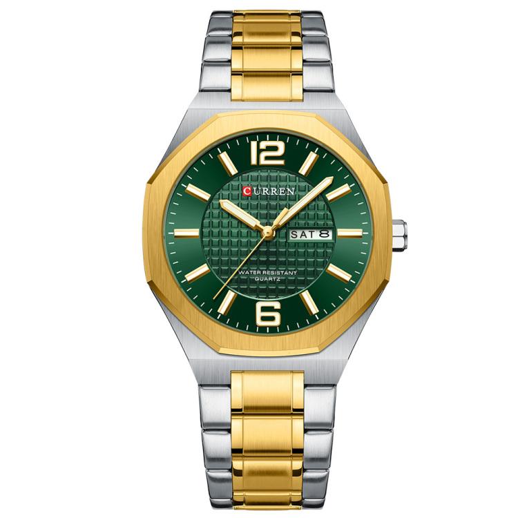 Curren Steel Band Calendar Men'S Business Quartz Watch