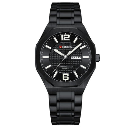 Curren Steel Band Calendar Men'S Business Quartz Watch