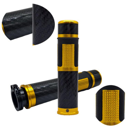 1pair Universal Motorcycle Carbon Fiber Grip Cover Throttle Turn Decorative Cover