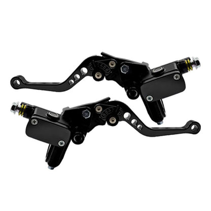 1pair Universal Aluminum Alloy Left and Right Hydraulic Clutch Motorcycle Brake Pump