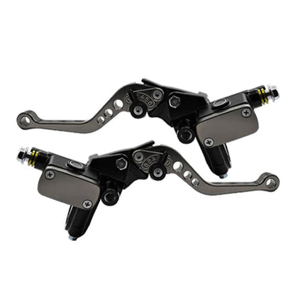 1pair Universal Aluminum Alloy Left and Right Hydraulic Clutch Motorcycle Brake Pump