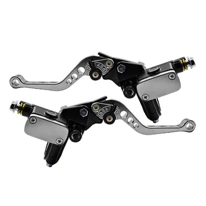 1pair Universal Aluminum Alloy Left and Right Hydraulic Clutch Motorcycle Brake Pump