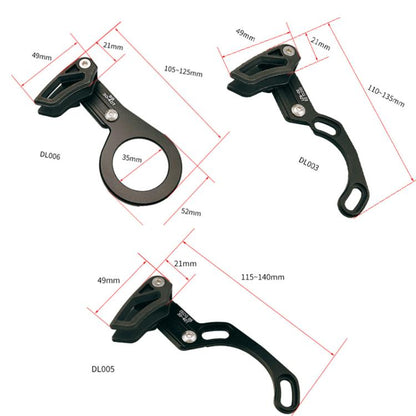 Bicycle Front Derailleur Single-Plate Positive Negative Tooth Chain Guide, ISG03 Model Black, ISG03 Model Red, ISG05 Model Black, ISG05 Model Red, BB Center Shaft Model Black, BB Center Shaft Model Red