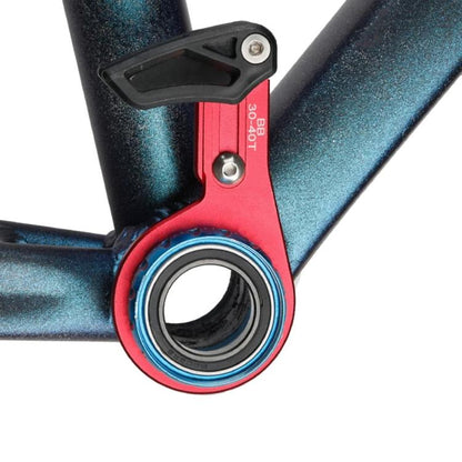 Bicycle Front Derailleur Single-Plate Positive Negative Tooth Chain Guide, ISG03 Model Black, ISG03 Model Red, ISG05 Model Black, ISG05 Model Red, BB Center Shaft Model Black, BB Center Shaft Model Red