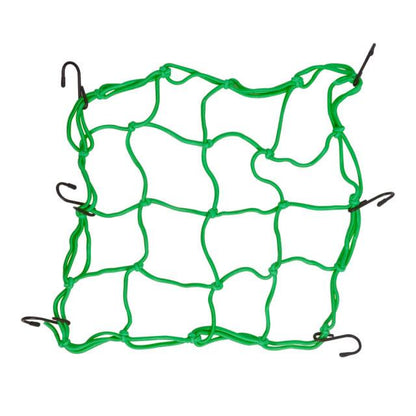 Motorcycle Scooter Fuel Tank Mesh Bag 6 Hooks Elastic Webbing Expandable Mesh Bag