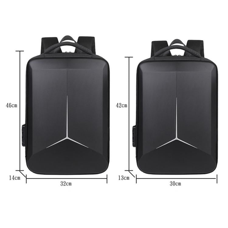 17.3-18 Inch Hard Shell Laptop Backpack with USB+Type-C Charging Ports Unisex Anti-Theft  Business Travel Bag, Gray, Blue, Black, Airbag Black, Airbag Gray, Airbag Blue
