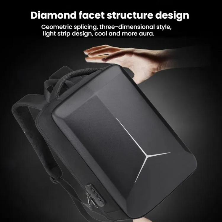 17.3-18 Inch Hard Shell Laptop Backpack with USB+Type-C Charging Ports Unisex Anti-Theft  Business Travel Bag, Gray, Blue, Black, Airbag Black, Airbag Gray, Airbag Blue