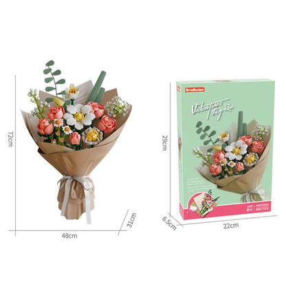 Kids Building Blocks Bouquet Puzzle Toys Adult Gift Small Pellet Building Blocks Set, 864pcs / Box, 1064pcs / Box, 770pcs / Box, 873pcs / Box, 876pcs / Box, 625pcs / Box, 576pcs / Box, 422pcs / Box, 578pcs / Box