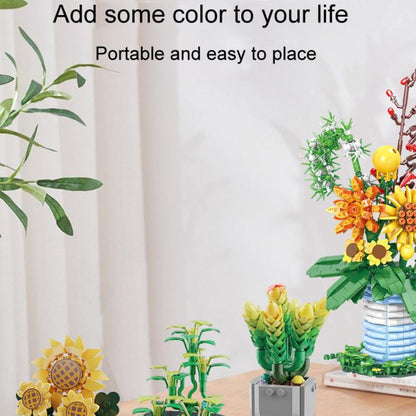 Kids Building Blocks Bouquet Puzzle Toys Adult Gift Small Pellet Building Blocks Set, 864pcs / Box, 1064pcs / Box, 770pcs / Box, 873pcs / Box, 876pcs / Box, 625pcs / Box, 576pcs / Box, 422pcs / Box, 578pcs / Box