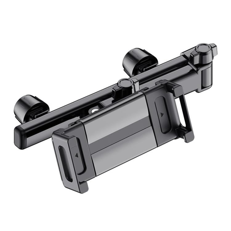Telescopic Car Rear Pillow Phone Tablet Holder 2-section Folding Headrest Bracket, 2-Section Upgrade