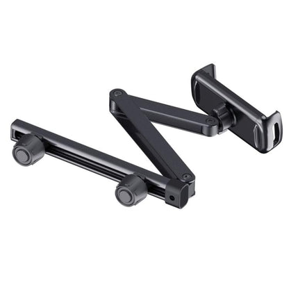 Telescopic Car Rear Pillow Phone Tablet Holder 3-Section Folding Headrest Bracket, 3-Section