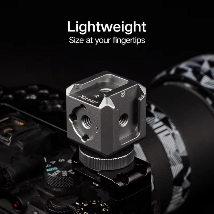 XILETU  XDS-15  Multi-head Cold Shoe Mount Adapter for Camera Flash, Microphone, LED Light, XDS-15