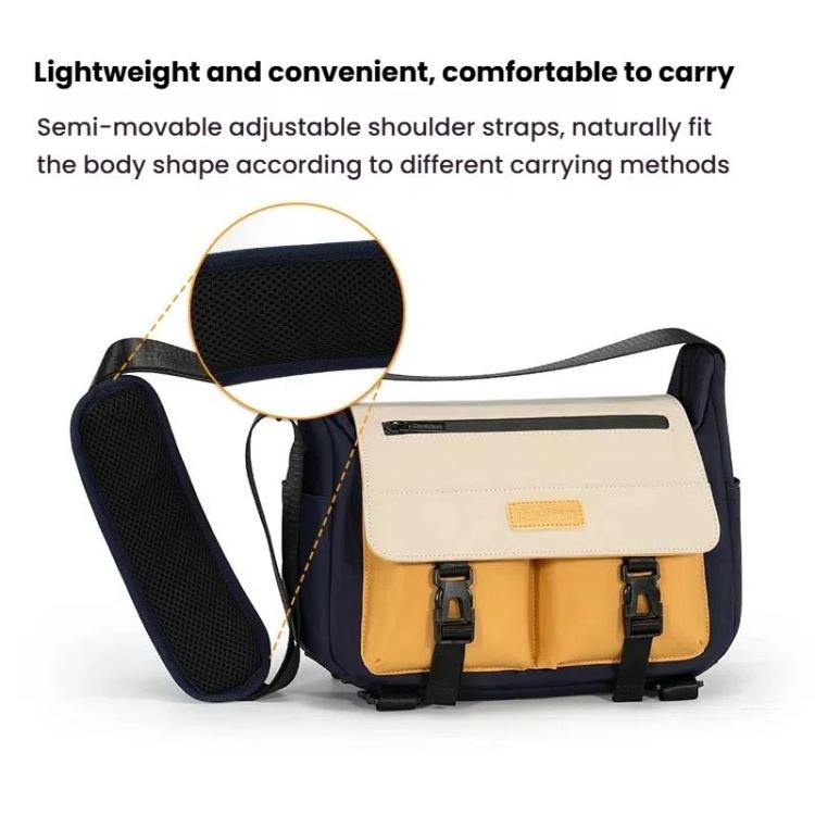 Shoulder Camera Bag Waterproof Crossbody Microsingle DSLR Camera Messenger Bag, Cwatcun D191 Medium, Cwatcun D191 Large
