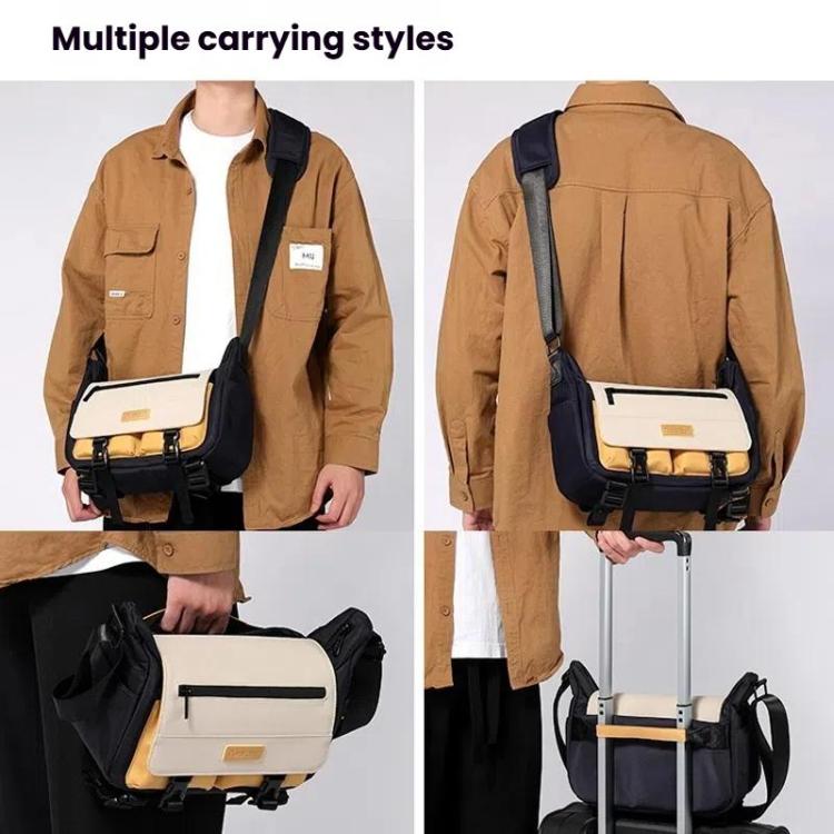 Shoulder Camera Bag Waterproof Crossbody Microsingle DSLR Camera Messenger Bag, Cwatcun D191 Medium, Cwatcun D191 Large