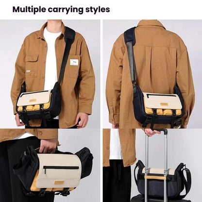Shoulder Camera Bag Waterproof Crossbody Microsingle DSLR Camera Messenger Bag, Cwatcun D191 Medium, Cwatcun D191 Large