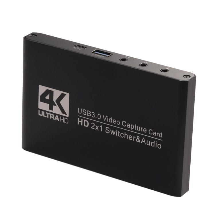 USB 3.0 HD Video Capture Card 4K Camera Computer Game Live Recording Box