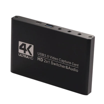 USB 3.0 HD Video Capture Card 4K Camera Computer Game Live Recording Box