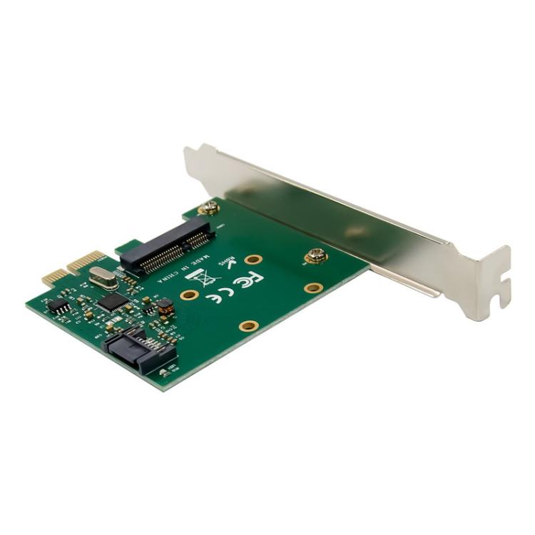 SUNWEIT ST58 PCIe X1 ASM1061 Single Port MSATA 6Gbps SSD Disk Storage Expansion Card, ST58
