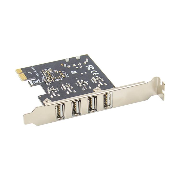 SUNWEIT ST623 PCIe x1 MCS9990 4 Ports USB2.0 Industrial Computer High Speed Expansion Card, ST623