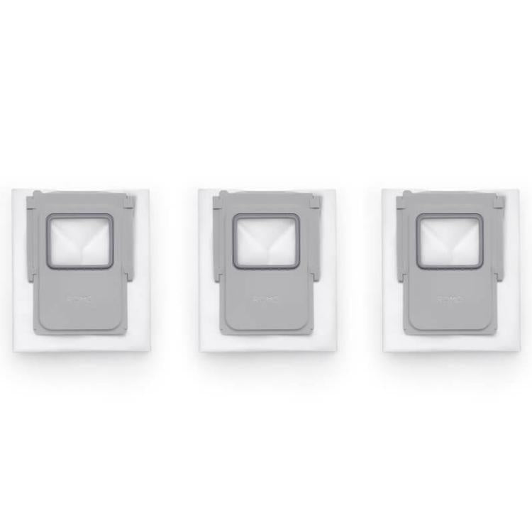 Original 3pcs Base Station Dust Bags for DJI ROMO P / A / S, 3pcs Dust Bags