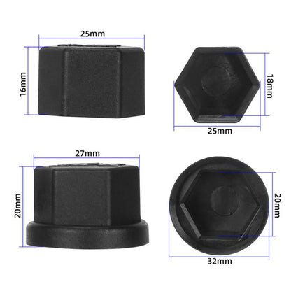 For KuKirin G2 Master Electric Scooter Durable Replacement Accessories, 1pair Motor Shaft Nut Caps, 1pair Rocker Arm Shaft Nut Caps