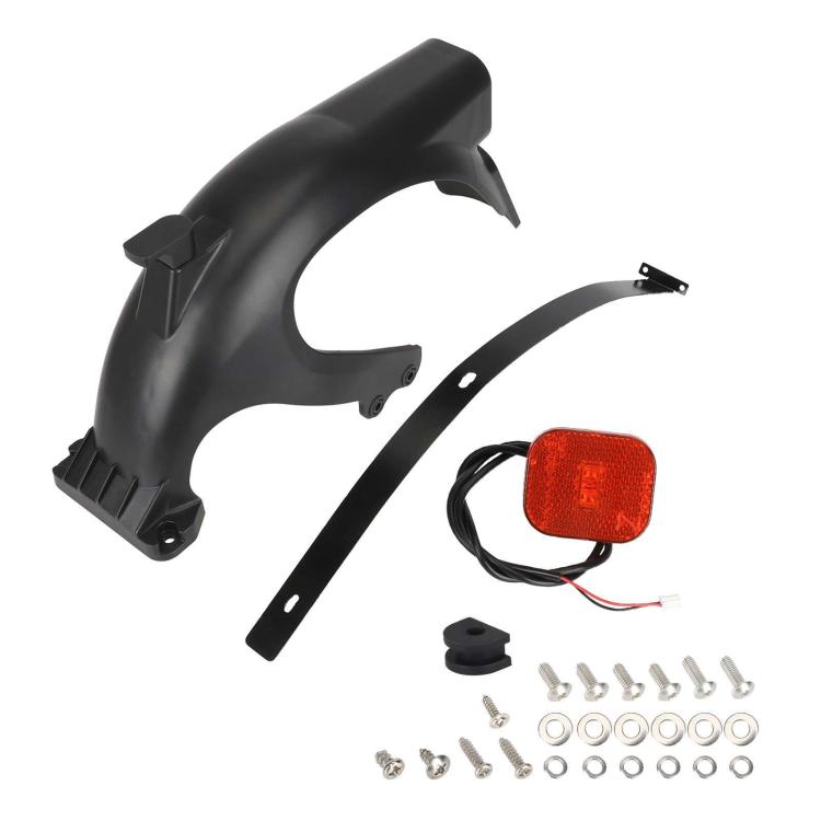 For Ninebot Max G2 Electric Scooter Accessories, Rear Fender With Hook+Tail Light+Metal Clamp, Rear Fender With Hook+Metal Clamp, Rear Fender With Hook, Rear Fender